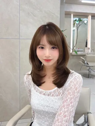 ロング 栄/レイヤー/ 津野 こころのヘアスタイル