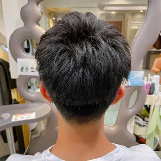 ショート メンズ キッズ ボブ/透明感カラー /大宮/たぐち🥣のヘアスタイル