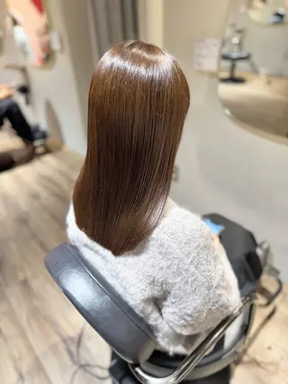 セミロング 【天満1艶髪】潤艶/ 髪質改善🌹釣本竜哉のヘアスタイル