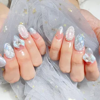 ネイル 🎀ネイルサロン エクラYUI🎀のネイルデザイン