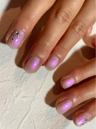 ショート ネイル ネイルスタジオ シェイクユアハンズのネイルデザイン