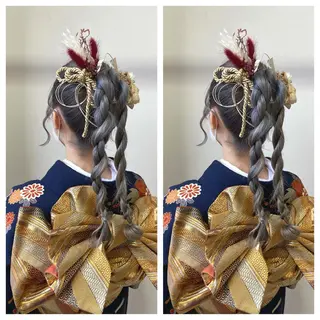 ヘアアレンジ 顔まわり‎🤍小顔 カット🤍みさきのヘアスタイル