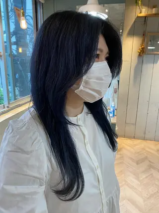 ロング 西山 恵太郎のヘアスタイル