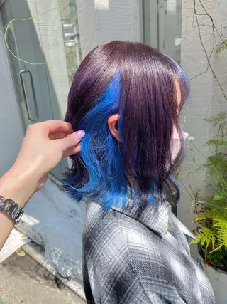 ミディアム カラー uros.所属・メンズパーマ/ エクステ🌞セナのヘアスタイル