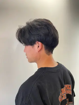 ショート パーマ メンズ スズキ シオリのヘアスタイル