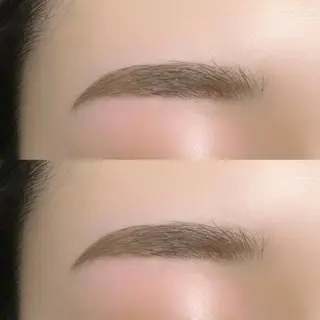 アイブロウ 🩵 韓国風まつげ 𝗬𝗨𝗜 🩵のマツエク・マツパデザイン