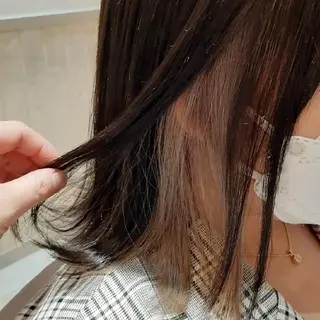 ミディアム はらだ ともこ☺︎のヘアスタイル