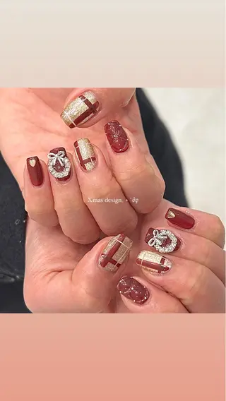 ネイル honoka ガーリーネイル໒꒱のネイルデザイン