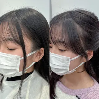 セミロング 顔周り似合わせ・巻け るレイヤー水谷航大のヘアスタイル