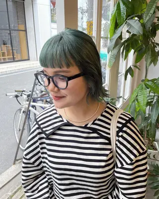 カラー ハッシュカット カシマハヤトのヘアスタイル