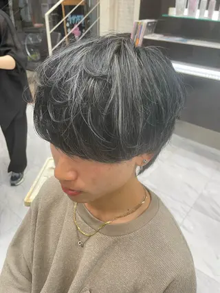 ショート パーマ メンズ ❄️メンズカット 落合諒❄️のヘアスタイル