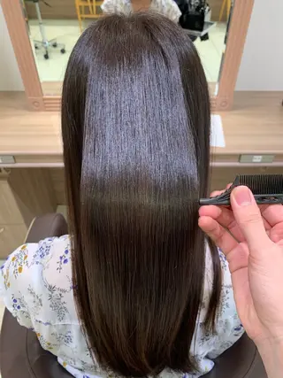 ロング カラー 🌱脱白髪染め特化 🌱岡田将英のヘアスタイル