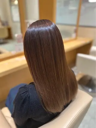 ロング 山口 萌々子のヘアスタイル