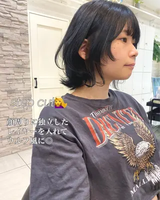 ショート カラー 韓国ヘア／艶カラー minamiのヘアスタイル