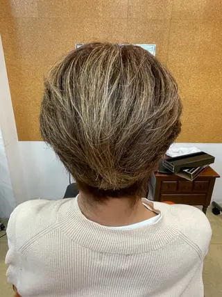 ショート カラー メンズ ACT仙台店所属・🌈國安 望来🇰🇷のヘアスタイル
