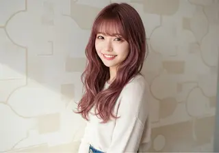 ロング カラー 高堰 朱羽のヘアスタイル