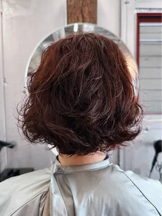 ショート パーマ レイヤー/パーマ /ウルフ/nabeのヘアスタイル