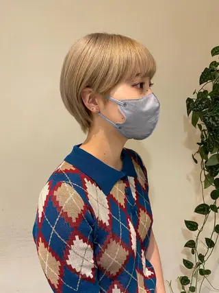 ショート kaho PELEnagoyaのヘアスタイル