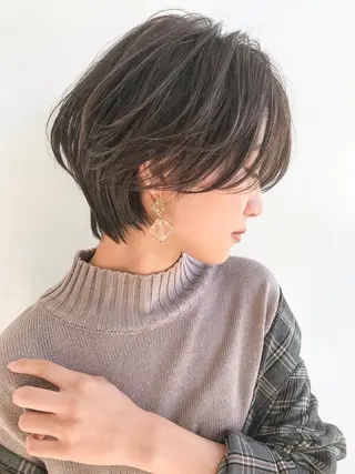 ショート カラー ショート/レイヤー なら石井知希のヘアスタイル