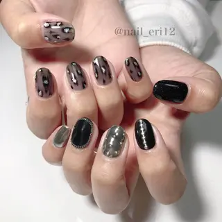 ミディアム ネイル nail salon &e eriのネイルデザイン