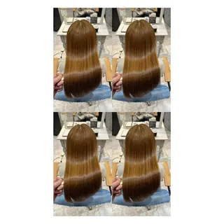 ロング カラー 髪質改善/縮毛矯正/ 韓国ヘア/店長敦士のヘアスタイル