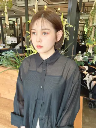 ミディアム FERIA桃山台🍑 𝕄𝕖𝕘𝕦のヘアスタイル