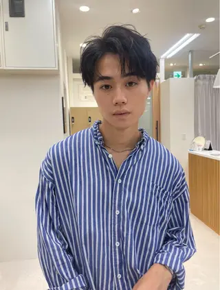 メンズ hana✂︎メンズ ニュアンスパーマのヘアスタイル
