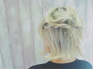 ショート ミディアム カラー ヘアアレンジ boutique misakiのヘアスタイル
