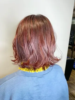 ショート カラー ヘアアレンジ 🌿‬ ܸAir 透明感🌱西村知佳のヘアスタイル