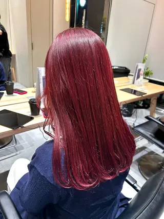 セミロング カラー 風香🪼レイヤー /透明感カラーのヘアスタイル