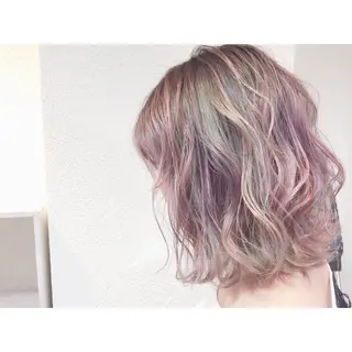 ミディアム カラー 心斎橋 美髪職人 近江のヘアスタイル