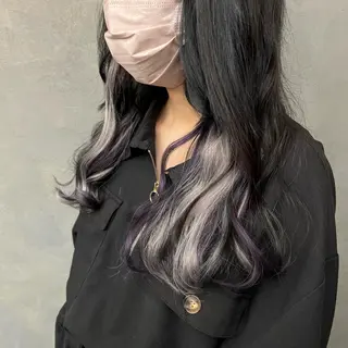 ロング ❤️‍🔥シールエク ＋カラー京❤️‍🔥のヘアスタイル