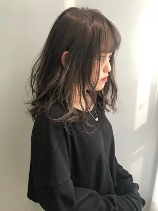 ミディアム カラー 🍃柔らかヘアー田中 瑞希🍃のヘアスタイル