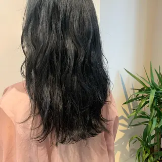 セミロング カラー "小顔カット" Fuko.のヘアスタイル