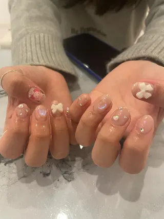 ネイル 束感まつ毛/ネイル/ LED♥KIRARAのマツエク・マツパデザイン