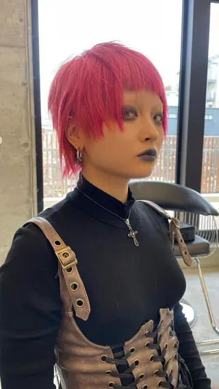 ショート カラー 薬院浄水通/ショート /ボブ/rukaのヘアスタイル