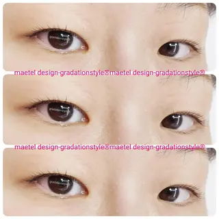 マツエク・マツパ 🎼グラデーション スタイル札幌♫*✧のマツエク・マツパデザイン