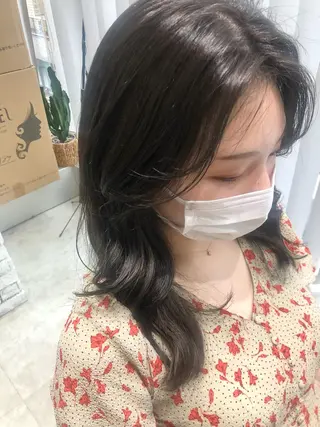 セミロング カラー 🌿ニュアンス/髪質 改善🌿Fukudaのヘアスタイル