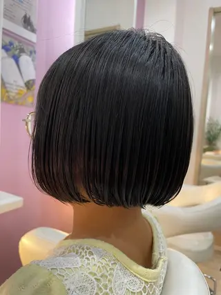 ミディアム 加藤 亜実のヘアスタイル