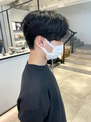 ショート パーマ メンズ 🇰🇷カルマパーマ kaito🇰🇷のヘアスタイル