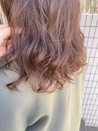 パーマ 顔周り🇰🇷韓国 レイヤー/いづみ💞のヘアスタイル