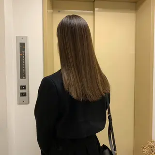 ミディアム カラー ヘアアレンジ グランルッソ所属・✨岡山バレイヤージュ ハイライト✨のヘアスタイル