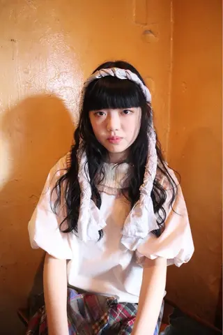 ロング パーマ 金尾 凜のヘアスタイル