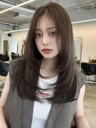 セミロング ✨透明感カラー✨ yukaのマツエク・マツパデザイン