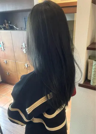 ロング カラー 髪質改善カラー ケアブリーチ/タムのヘアスタイル