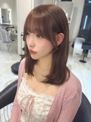 セミロング 韓国ヘア🫧髪質改善 🫧あかねのヘアスタイル
