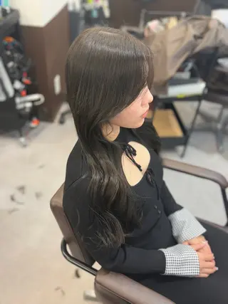 ロング カラー 韓国×髪質改善カラー 💎hinaのヘアスタイル