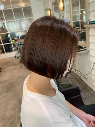 ショート 🍀艶髪縮毛矯正/ 風殿　滉太🍀のヘアスタイル