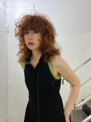 ミディアム パーマ THE  AGATA TOKYO所属・外国人風パーマ/デザ インカット🦕✨アミのヘアスタイル