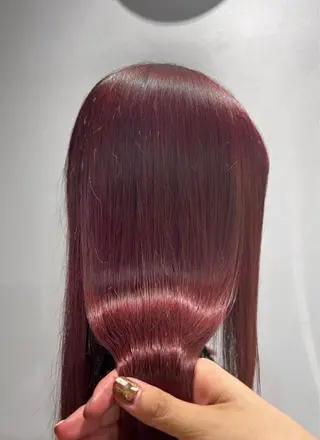 ミディアム デジタルパーマ/ 艶カラー/神野楓のヘアスタイル